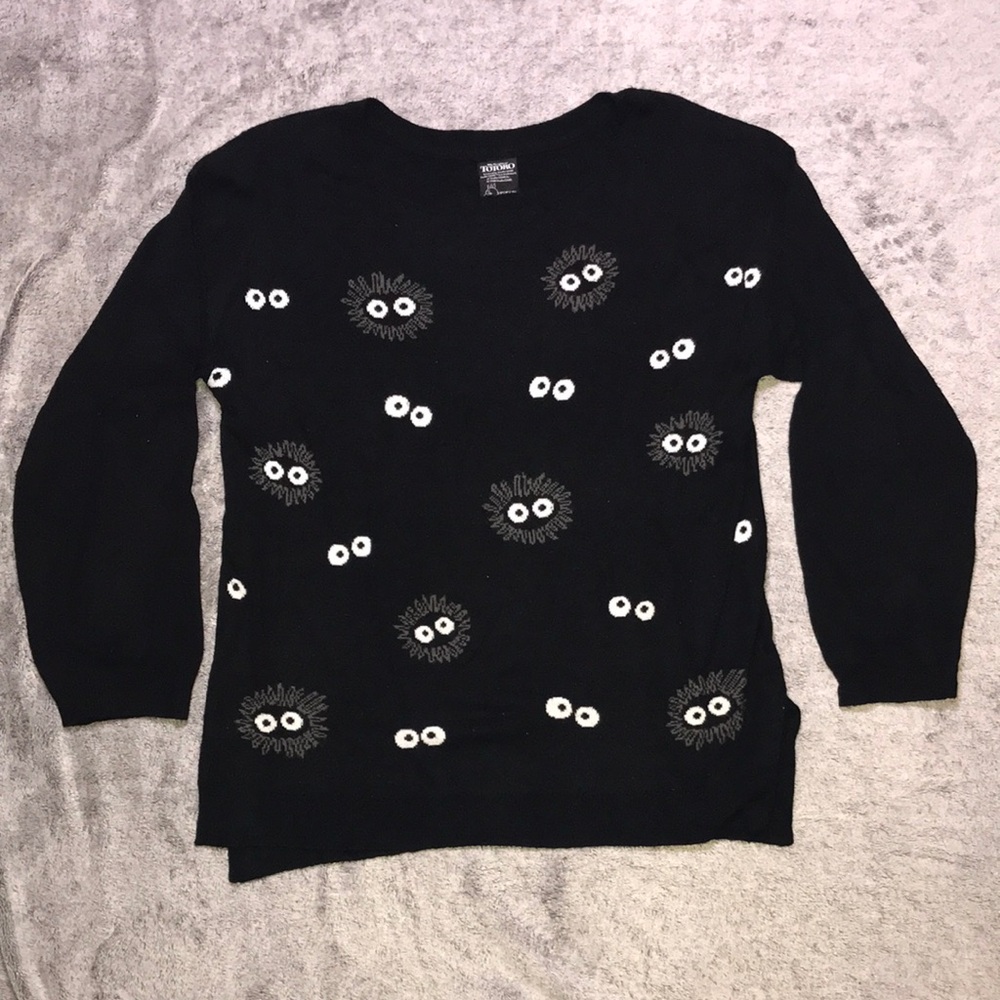 My Neighbour Totoro Black Soot Sprite Crewneck Sweater